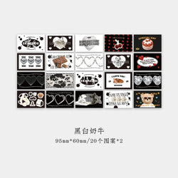 40/60Pcs/box Retro Girls House Series Sticker Hand Account DIY Album Decoration Scrapbooking Stickers Kawaii Korean Stationery (ONLINE ORDER ONLY)