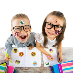 100-500pcs Animal Sticker School Teacher Student Cartoon Sticker Sealing Label Christmas Gift Scrapbook Stationery Sticker (ONLINE ORDER ONLY)