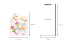 45pcs/pack Cute Flower Ribbon Decorative Stationery Stickers kawaii dog Scrapbooking DIY Diary Album Stick Lable (Online Order Only)