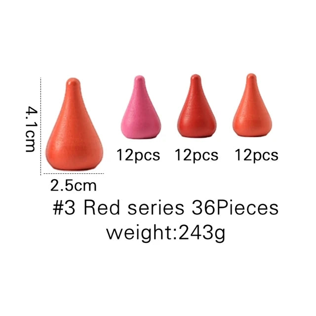 Rainbow Wooden Loose Pieces (ONLINE ORDER ONLY)