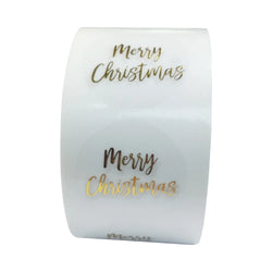 100-500pcs Christmas Sticker Cartoon Christmas Tree Santa Claus Paper Label Merry Christmas Cute Stickers Stationery Stickers (ONLINE ORDER ONLY)