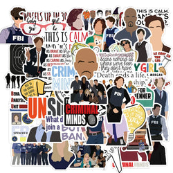 Criminal Minds Stickers Pack: Waterproof, DIY, Skateboard, Laptop, Guitar, Motorcycle, Luggage (Online Order Only)
