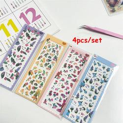 3pcs/5pcs/6pcs Full Set Series Cute Korean idol card Decorative Stickers DIY Scrapbooking Diary Album Sticker Stationery (ONLINE ORDER ONLY)