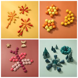 Rainbow Wooden Loose Pieces (ONLINE ORDER ONLY)