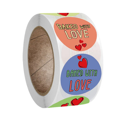 100-500PCS Sweet Dessert Cat Washing Thank You So Much for Your Order Stickers Baked You Have Got Great Taste Labels for Sealing (ONLINE ORDER ONLY)