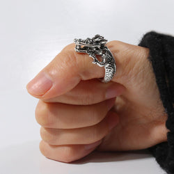 Dragon Ring Metal for Cosplay Game Night Dungeons and Dragons  (adjustable) (Online Only)