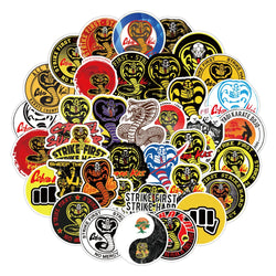 10/30/50/100 Cobra Kai TV Show Sticker Packs (ONLINE ORDER ONLY)