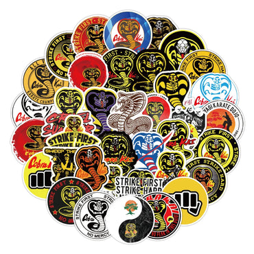 10/30/50/100 Cobra Kai TV Show Sticker Packs (ONLINE ORDER ONLY)