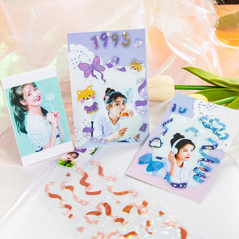 4 Sheets Star Cruise Series Sticker Cute Animals Scrapbooking Decorative Sticker DIY Diary Album Stick Label Kawaii Stationery (ONLINE ORDER ONLY)