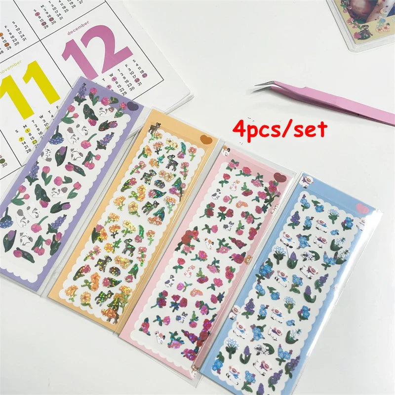 3pcs/5pcs/6pcs Full Set Series Cute Korean idol card Decorative Stickers DIY Scrapbooking Diary Album Sticker Stationery (ONLINE ORDER ONLY)