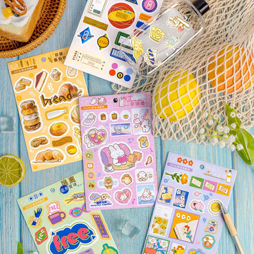 2Pcs Daydream Series Sticker Hand Account DIY Album Decoration Scrapbooking Stickers Kawaii Cartoon Stationery (ONLINE ORDER ONLY)