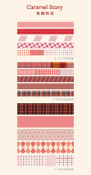 45Pcs/lot Retro Lattice wave point long stickers Scrapbooking Decorative Sticker DIY Diary Album Stick Label Kawaii Stationery (ONLINE ORDER ONLY)