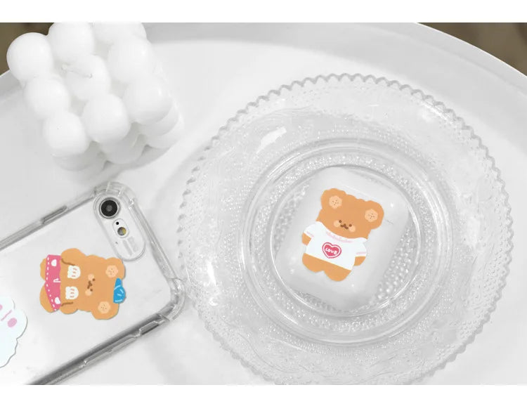 Kawaii Soft Bear Rabbit Decorative Stickers Adhesive Stickers DIY Diary Stationery Stickers Children Gift School Office Supplies (ONLINE ORDER ONLY)
