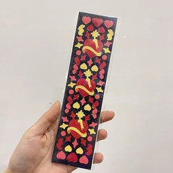 Glitter Star Ribbon Laser Sticker Scrapbooking Decorative Sticker DIY Diary Album Stick Label Korean Stationery (ONLINE ORDER ONLY)