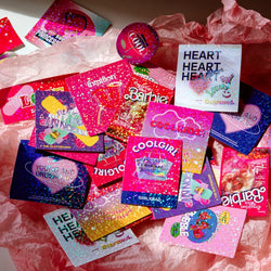 45Pcs/lot Neon Light Garden Series Laser Stickers Girl Scrapbooking Stick Label Diary Album Sticker Personalized Stationery Gift (Online Order Only)