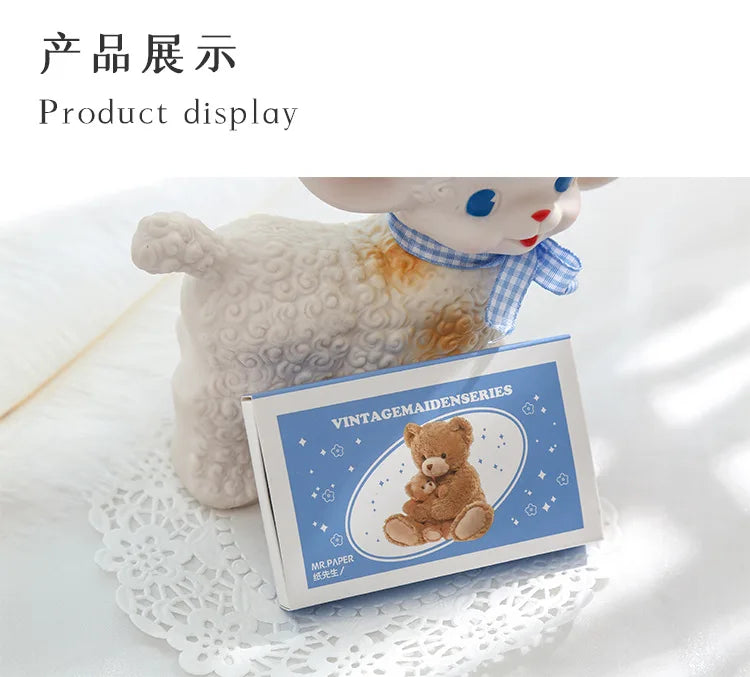 40/60Pcs/box Retro Girls House Series Sticker Hand Account DIY Album Decoration Scrapbooking Stickers Kawaii Korean Stationery (ONLINE ORDER ONLY)