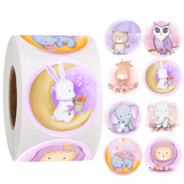 100-500PCS Reward Stickers for Kids Children Kindergarten School Encouragement Students Games Toy Animals Stationery Labels (ONLINE ORDER ONLY)