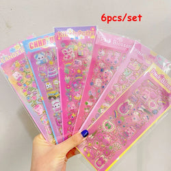 3pcs/5pcs/6pcs Full Set Series Cute Korean idol card Decorative Stickers DIY Scrapbooking Diary Album Sticker Stationery (ONLINE ORDER ONLY)