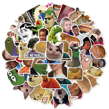 10/30/50PCS Classic Meme Sticker Packs (ONLINE ORDER ONLY)