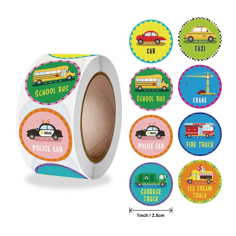 500 Pcs New Roll Cute Rabbit Easter Egg Theme Sticker Holiday Gift Decoration Sticker (ONLINE ORDER ONLY)