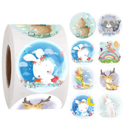 100-500PCS Reward Stickers for Kids Children Kindergarten School Encouragement Students Games Toy Animals Stationery Labels (ONLINE ORDER ONLY)