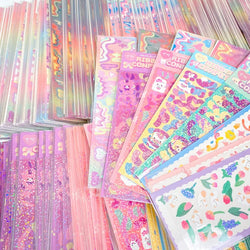 3pcs/5pcs/6pcs Full Set Series Cute Korean idol card Decorative Stickers DIY Scrapbooking Diary Album Sticker Stationery (ONLINE ORDER ONLY)