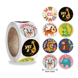 500 Pcs New Roll Cute Rabbit Easter Egg Theme Sticker Holiday Gift Decoration Sticker (ONLINE ORDER ONLY)