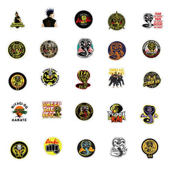 10/30/50/100 Cobra Kai TV Show Sticker Packs (ONLINE ORDER ONLY)