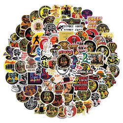 10/30/50/100 Cobra Kai TV Show Sticker Packs (ONLINE ORDER ONLY)