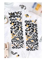 Kawaii Black White Cow Ribbon Stickers DIY Craft Scrapbooking Stick Label  Album Journal Planner Stationery Sticker (ONLINE ORDER ONLY)