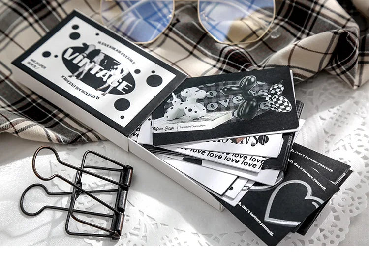 40/60Pcs/box Retro Girls House Series Sticker Hand Account DIY Album Decoration Scrapbooking Stickers Kawaii Korean Stationery (ONLINE ORDER ONLY)