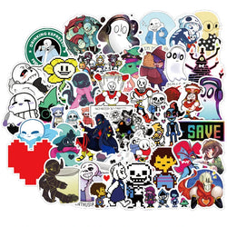 Undertale Stickers 10/30/50PCS Waterproof Laptop Fridge Luggage Decals Toy Gift (Online Order Only)