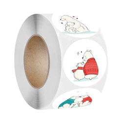 100-500pcs Animal Sticker Reward Sticker for Kids 1 inch Round Cartoon Sealing Labels for Teacher Supplies Encourage Cute Label (Online Order Only)