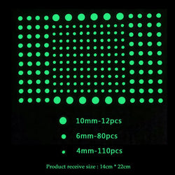 Glow in the Dark 3D Stars Moon Wall Stickers for Kids Room Decor (ONLINE ORDER ONLY)
