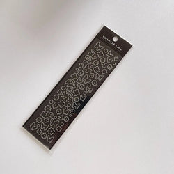 Gold Silver Butterfly Heart Cherry Series Stickers Korea Ins Hand Account Creative DIY Deco Material Stickers Stationery (ONLINE ORDER ONLY)