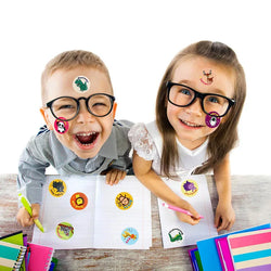 500 Pcs/Pack Cartoon Aniamls Sticker Teacher Reward Stickers School Student Encouragement Words For Kids Toy Sticker (ONLINE ORDER ONLY)