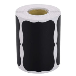 120-300pcs/roll Blackboard Spice Sticker Reusable Jam Labels Kitchen Stickers Organizer Wall Sticker Home Decor Chalkboard Label (ONLINE ORDER ONLY)