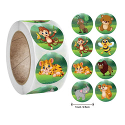 500 Pcs New Roll Cute Rabbit Easter Egg Theme Sticker Holiday Gift Decoration Sticker (ONLINE ORDER ONLY)
