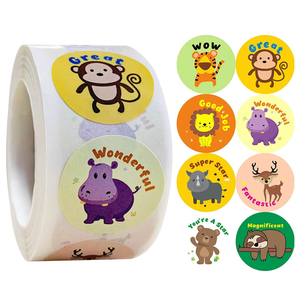 500Pcs Easter Stickers Self Adhesive Paper Sticker Happy Easter Party Gift Package Envelope Seal Decoration Cake Baking Labels (ONLINE ORDER ONLY)