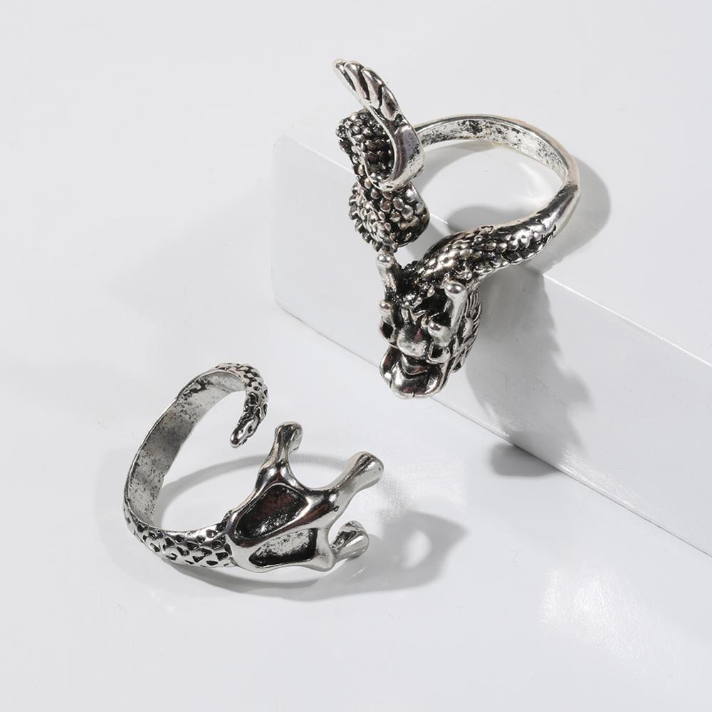 Dragon and Arm Ring Metal for Cosplay Game Night Dungeons and Dragons (adjustable) (Online Only)