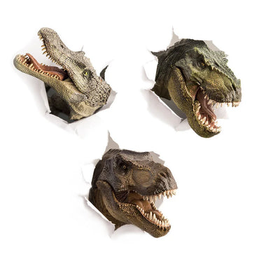 3D Dinosaur Crocodile Wall Sticker Kids Room Bathroom Decor Decals (Online Order Only)