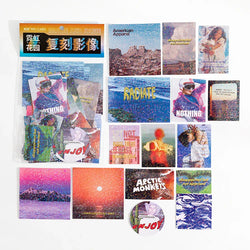 45Pcs/lot Neon Light Garden Series Laser Stickers Girl Scrapbooking Stick Label Diary Album Sticker Personalized Stationery Gift (Online Order Only)