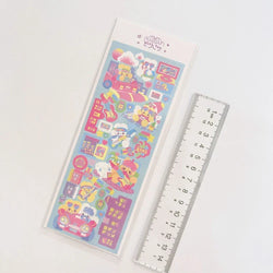 Sweetheart Rabbit Stickers Scrapbooking Decorative Sticker Hand Account DIY Diary Album Stick Label Kawaii Korean Stationery (ONLINE ORDER ONLY)