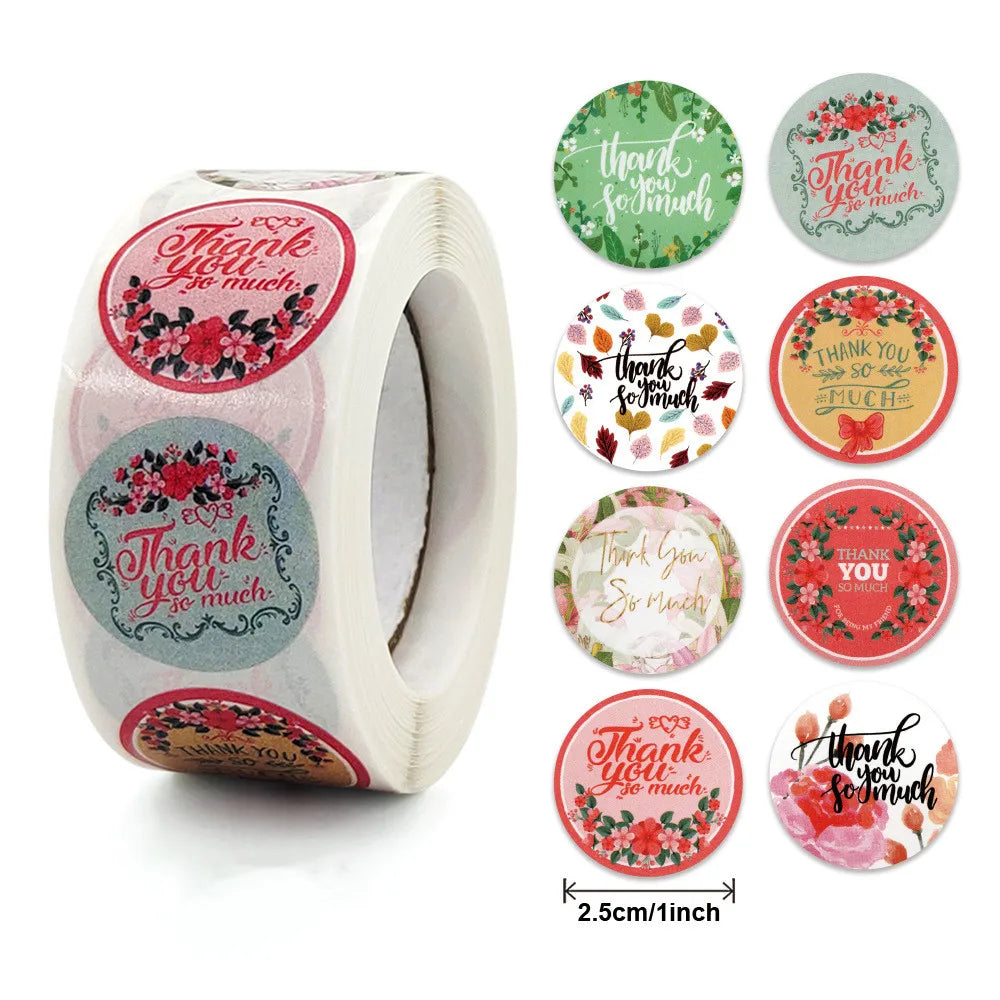 Yellow Lemon Sticker 500 Pcs/roll For Kids Reward Sticker Fruit LabelsThank You Sticker Kids Toys (ONLINE ORDER ONLY)