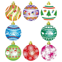 100-500Pcs Merry Christmas Sticker Christmas Party Holiday Decoration Gift Sealing Glue Baking Packaging Sticker Label 1inch (Online Order Only)