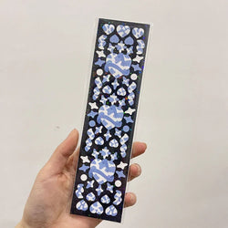 Glitter Star Ribbon Laser Sticker Scrapbooking Decorative Sticker DIY Diary Album Stick Label Korean Stationery (ONLINE ORDER ONLY)