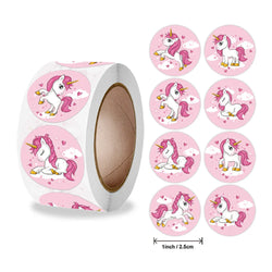 100-500pcs  Animal Unicorn Sticker kids Reward Sticker Gift Decoration Label Teacher Encouragement Student Stationery Stickers (ONLINE ORDER ONLY)