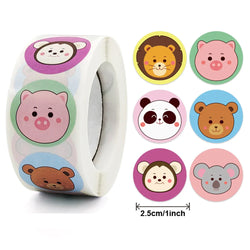 100-500pcs Cartoon Thank You Seal Sticker New Style Festival Manual Diy Decorate Sealing Sticker Thank You Label (ONLINE ORDER ONLY)