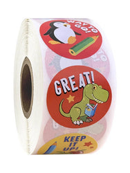 100-500pcs Animals Cartoon Stickers for Kids Toys Sticker Various Cute Owl Designs Pattern School Teacher Reward Sticker (Online Order Only)