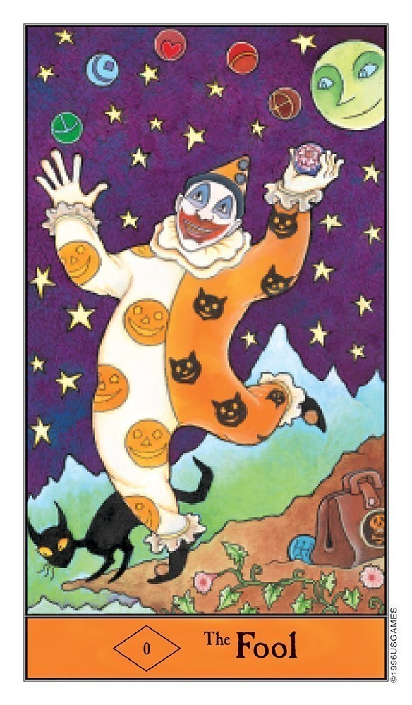 Halloween Tarot Deck And Book Set (ONLINE ORDER ONLY)